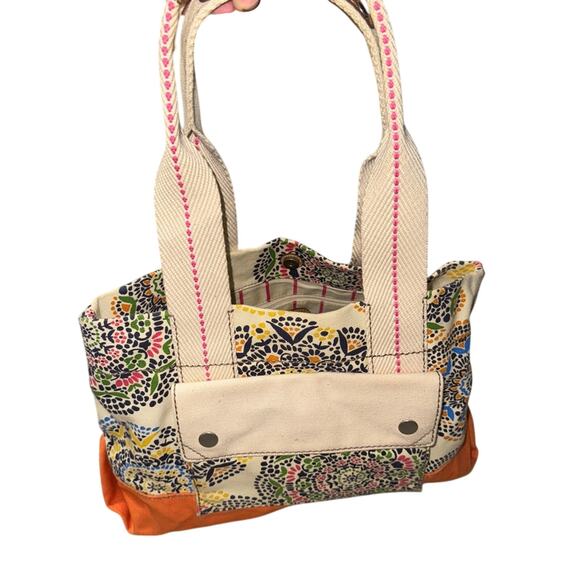Fossil Lena Canvas Shopper Tote Bag - Picture 3 of 9